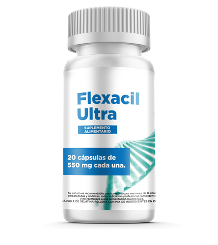 Flexacil suplemento de soporte articular, frasco oficial